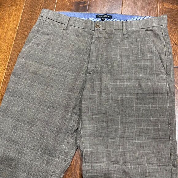 Banana Republic Kentfield Casual Brown Straight Leg Pants Men's Size 35W x 32L - Picture 2 of 8